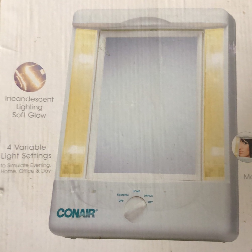 Conair Lighted Makeup Mirror with Variable Settingsconair mirror